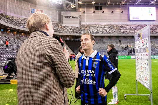 Sirius Daniel Stensson intervjuas