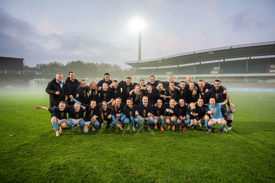 Malmö FFs spelare jublar