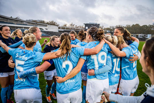 Malmö FFs spelare jublar