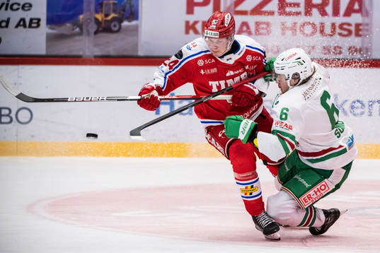 Timrås Erik Walli Walterholm och Rögles Tony Sund
