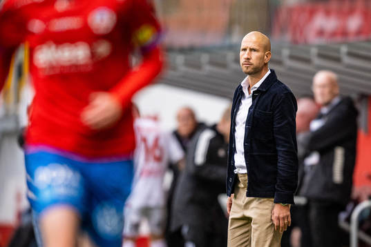 Helsingborgs tränare Mattias Lindström