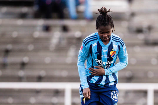 Djurgårdens Portia Boakye har ont