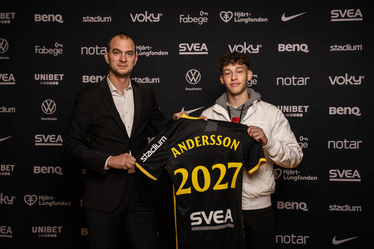 s sportchef Henrik Jurelius och Victor Andersson