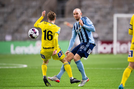 GIF Sundsvalls Marcus Burman och Djurgårdens Marcus Danielson