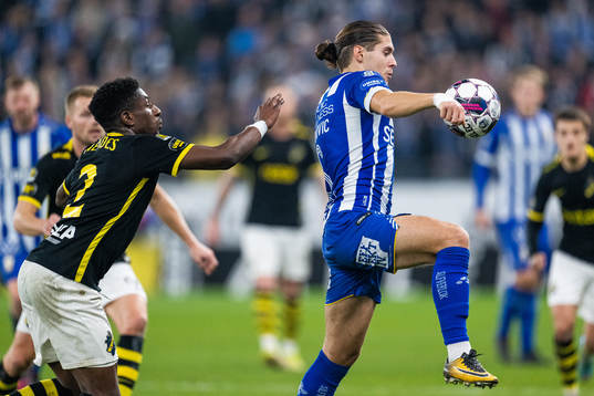 AIKs Josafat Mendes och IFK Göteborgs Eman Markovic