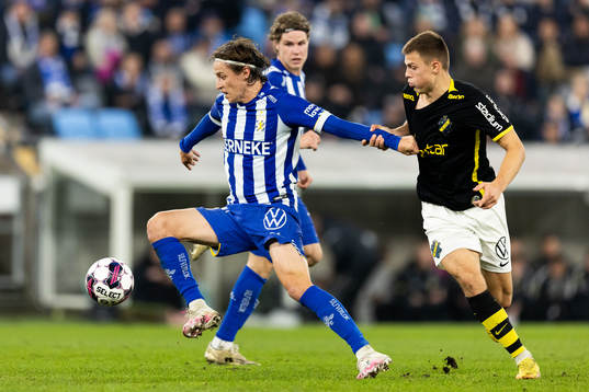 IFK Göteborgs Simon Thern och AIKs Erik Ring