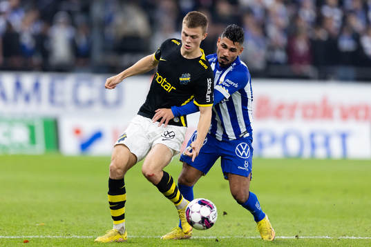 AIKs Erik Ring och IFK Göteborgs Hosam Aiesh