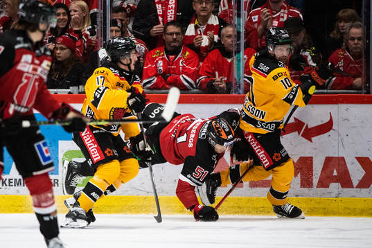 Luleås Isac Brännström och Einar Emanuelsson och