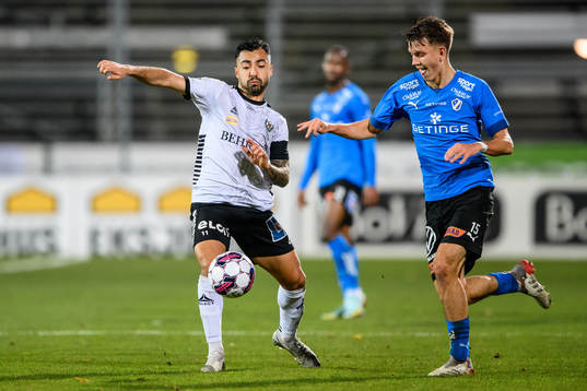 Örebros Jiloan Hamad och Halmstads Kazper Karlsson