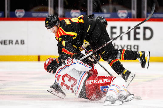 Timrås Albin Lundin och Brynäs Oscar Birgersson