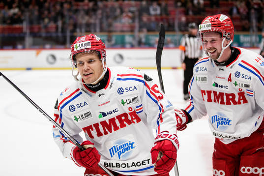 Timrås Anton Wedin jublar