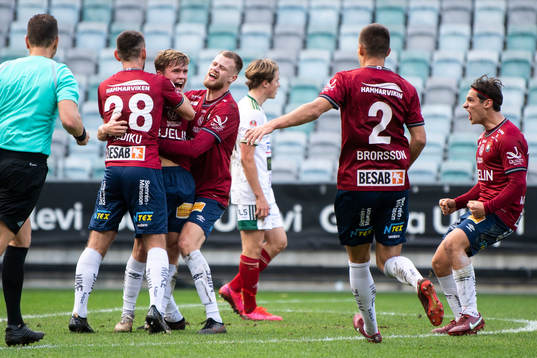 Örgrytes Erion Sadiku, Isak Dahlqvist, Elias Gustafson,