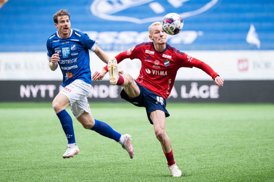 Norrbys Nicklas Savolainen och Östers Adam Bergmark Wiberg