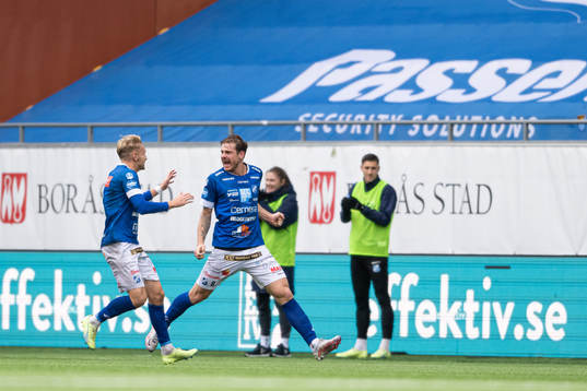 Norrbys Nicklas Savolainen jublar