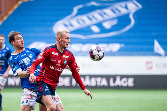 Norrbys Nicklas Savolainen och Östers Adam Bergmark Wiberg