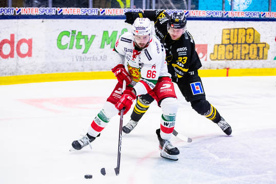 Moras Albin Grewe och Västerås Oliver Bohm
