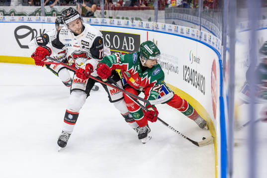 Malmö Redhawks Pathrik Westerholm och Frölundas Linus