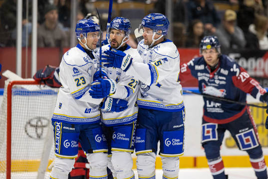 Leksands Marek Hrivik jublar