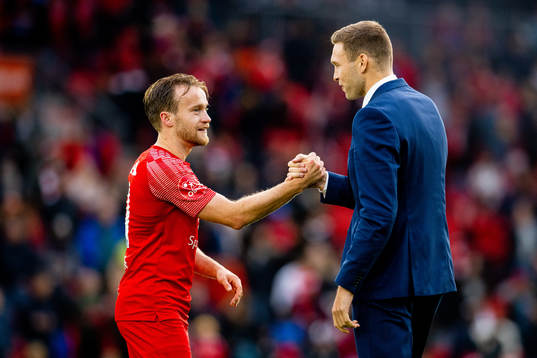 Bård Finne and Runar Hove of Brann