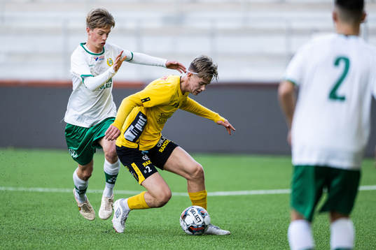 Hammerbys Oscar Steinke Brånby och Elfsborgs Viktor Nylén