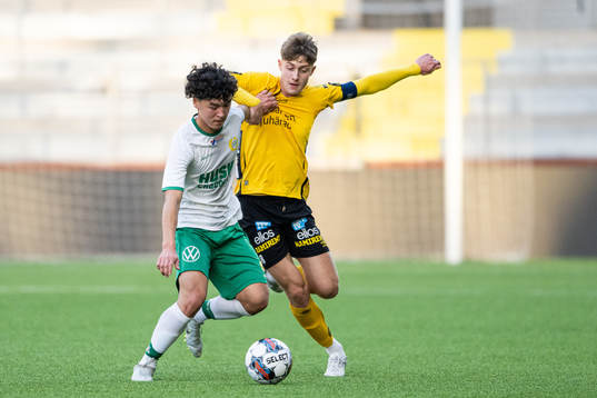 Hammerbys Shokhrukh Abdukhalilov och Elfsborgs Malte Wester
