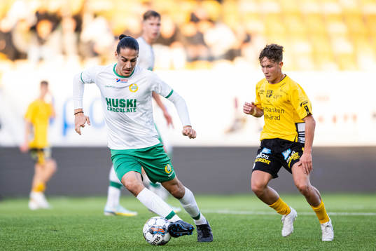 Hammerbys Oscar Fayli och Elfsborgs Enzo Andren