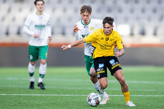 Hammerbys Oscar Steinke Brånby och Elfsborgs Enzo Andren