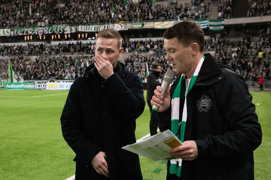 Hammarbys fd spelare Erik Israelsson uppmärksammas