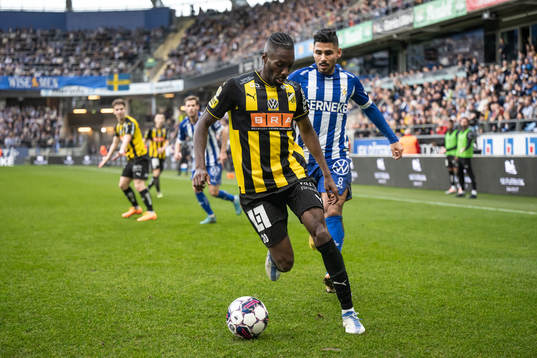 Häckens Blair Sebastian Turgott och IFK Göteborgs Hosam