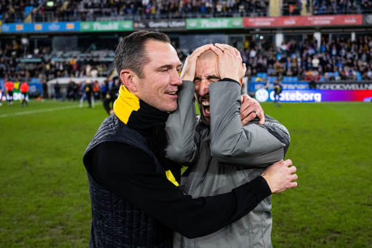 Häckens sportchef Martin Ericsson och assisterande