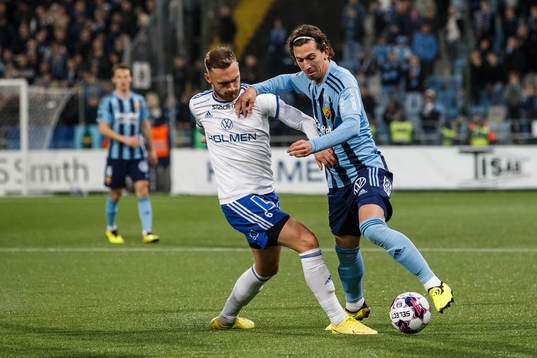 IFK Norrköpings Linus Wahlqvist Egnell och Djurgårdens