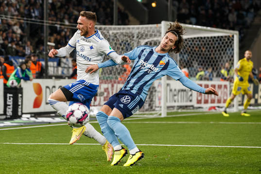 IFK Norrköpings Linus Wahlqvist Egnell och Djurgårdens