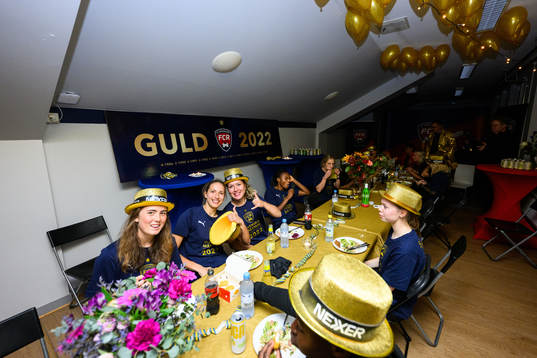 FC Rosengårds spelare på guldfesten