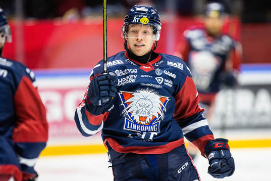 Linköpings Vilmos Gallo jublar