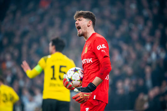 Gregor Kobel of Dortmund