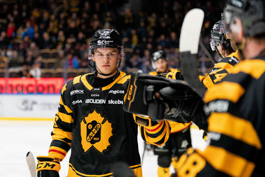 Skellefteås Simon Robertsson jublar