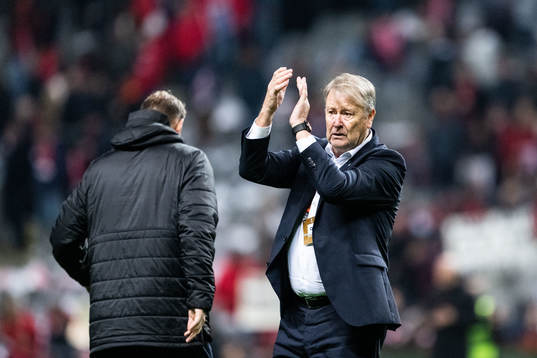 Head coach Åge Hareide of Malmö FF