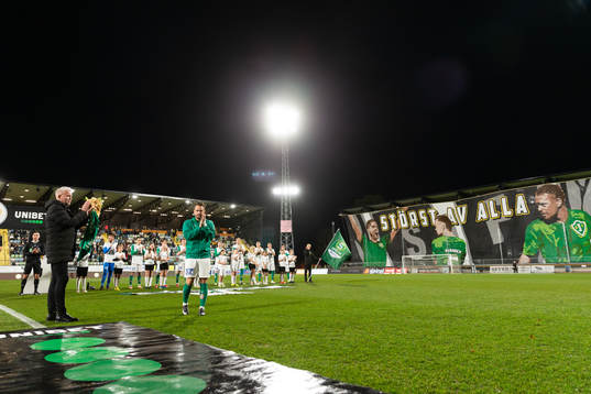 Jönköpings Södras Fredric Fendrich och tifo