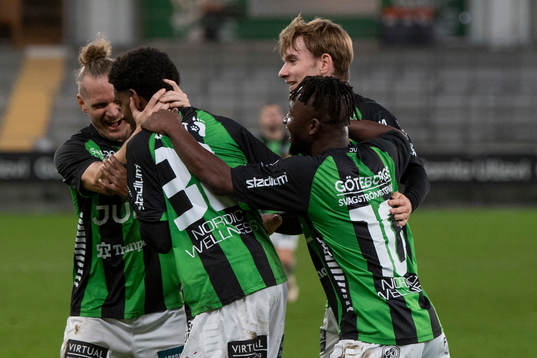 GAIS Jonas Lindberg , Harun Ibrahim, Michael Kargbo och