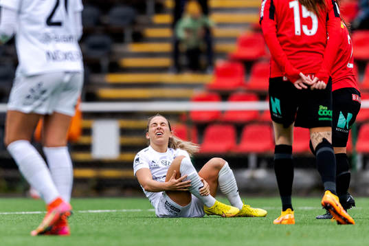 FC Rosengårds Gina Chmielinski har ont
