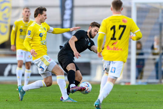 Falkenbergs Linus Dahl och Lunds BKs Mirza Halvadzic