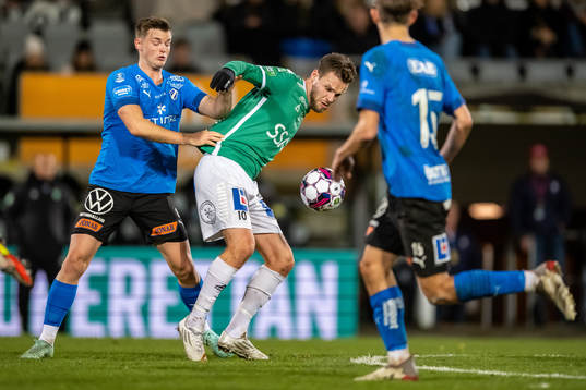 Halmstads Jonathan Svedberg  och Brages Niklas Söderberg