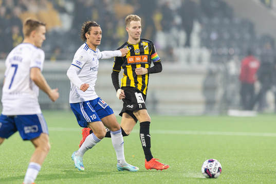 IFK Norrköpings Jonathan Levi och Häckens Samuel Gustafson