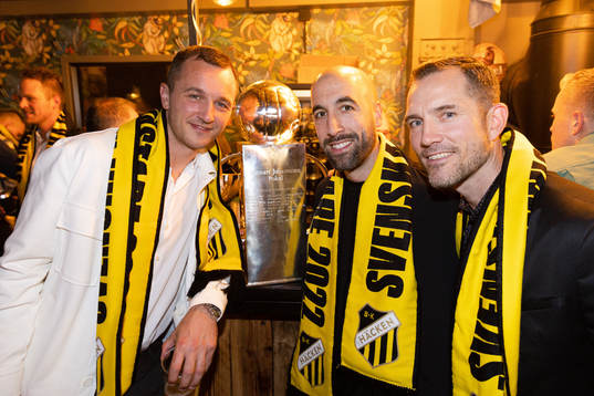 Häckens Even Hovland, assisterande tränare Martin Foyston