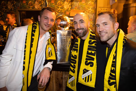 Häckens Even Hovlan, assisterande tränare Martin Foyston