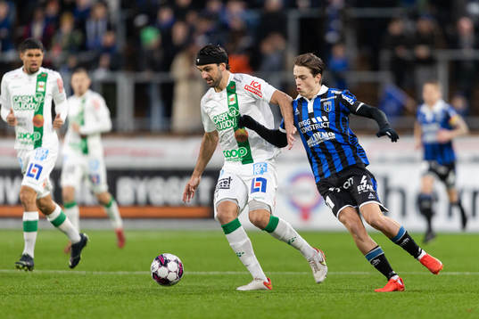 Varbergs Oliver Stanisic och Sirius Adam Vikman