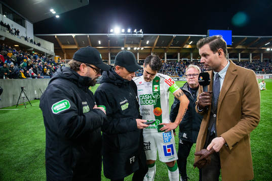 Varbergs huvudtränare Joakim Persson, assisterande