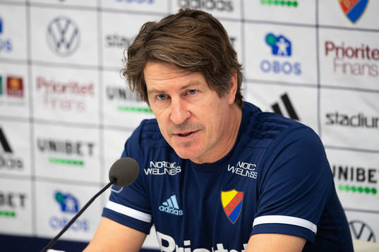 Djurgårdens tränare Thomas Lagerlöf