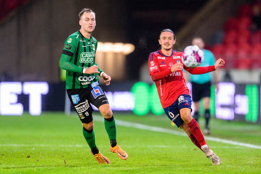 Varbergs Filip Bohman och Östers Mattias Pavic