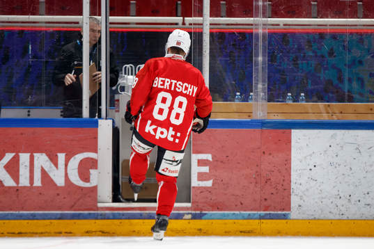 Christoph Bertschy of Switzerland get penalty in overtime